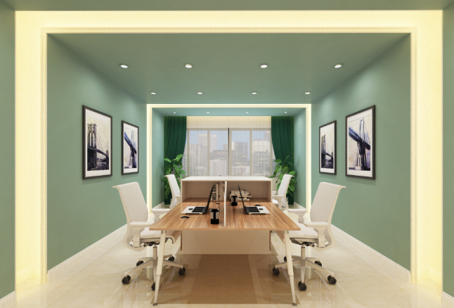 辦公室裝修中單開玻璃門的實(shí)用性與設(shè)計