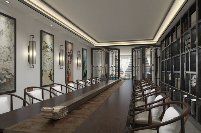 上海辦公室裝修如何設計中式會議室 上海辦公室裝修如何設計中式會議室