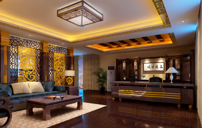 金色魅力:總經(jīng)理辦公室裝修中的金色運(yùn)用