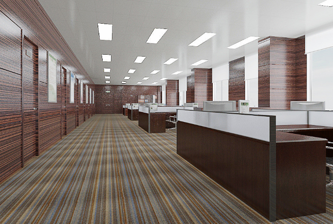 上海辦公室裝修設計:銅錢草成新寵,綠色辦公更養眼!