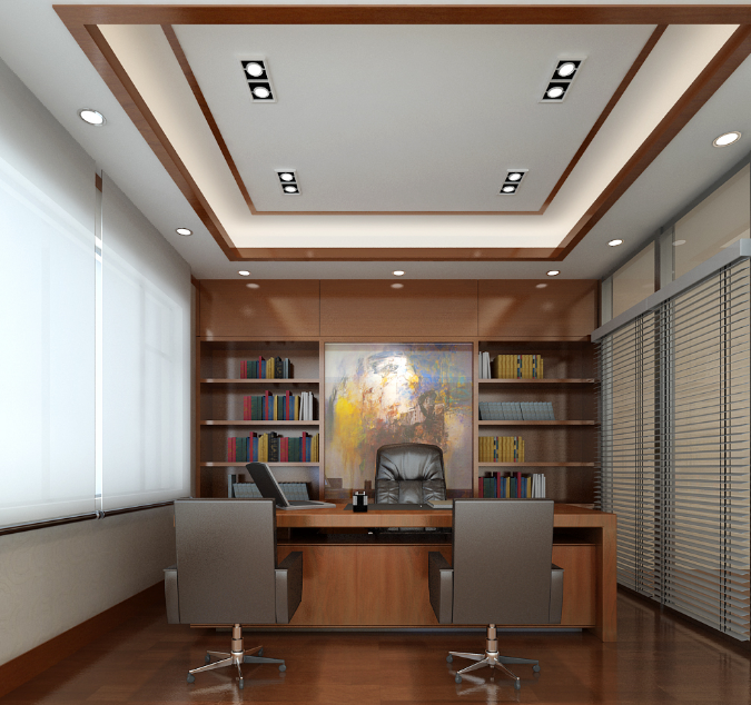 上海辦公室裝修設計：白色拋光磚，打造明亮高效工作空間