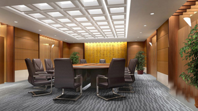 上海辦公室裝修設計:揭秘中式大中班臺的配色方案!